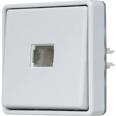 JUNG drukcontact 1 maakcontact opbouw IP44 zonder onderbak WG600 (631 E)