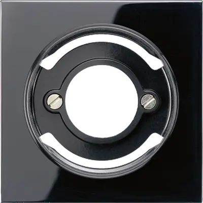 JUNG centraalplaat voor lichtsignalen LS990 zwart glans (LS 937 SW)