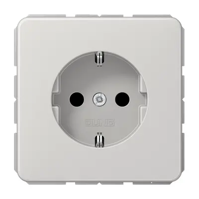 JUNG wandcontactdoos randaarde CD500 lichtgrijs (CD 1520 N LG)