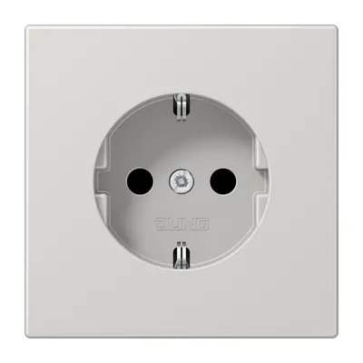 JUNG wandcontactdoos randaarde Safety+ LS990 lichtgrijs (LS 1520 NKI LG)