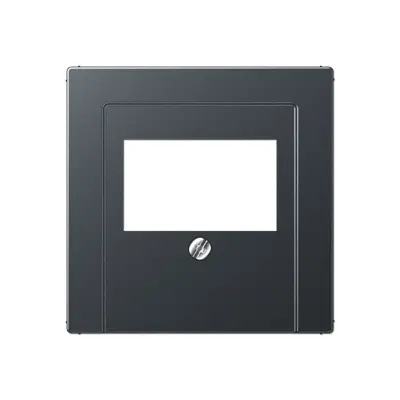 JUNG centraalplaat multimedia A-range antraciet mat (A 569 BFPLT ANM)