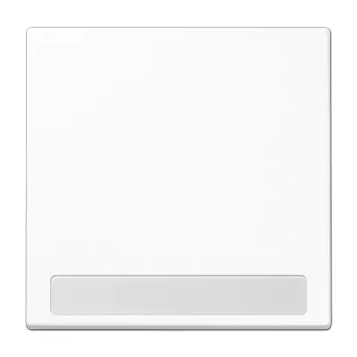 JUNG schakelwip met tekstvenster LS990 alpine wit (LS 990 NA WW)