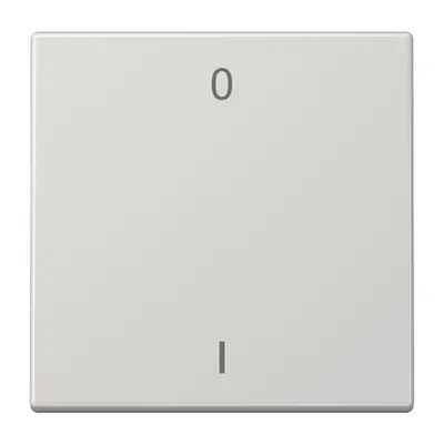 JUNG EnOcean draadloze wandzender 2-kanaals met symbolen 0-1 LS990 lichtgrijs (ENO LS 990-01 LG)