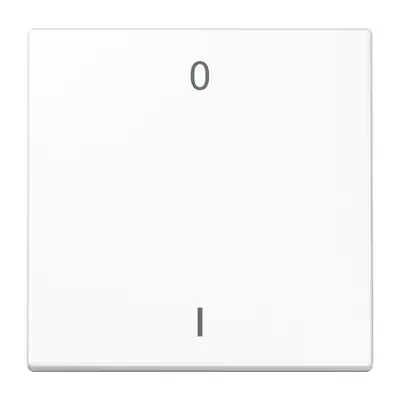 JUNG EnOcean draadloze wandzender 2-kanaals met symbolen 0-1 LS990 alpine wit (ENO LS 990-01 WW)