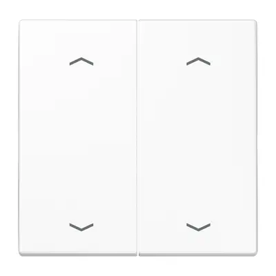 JUNG EnOcean draadloze wandzender 4-kanaals met pijlsymbolen LS990 alpine wit (ENO LS 995 MP WW)