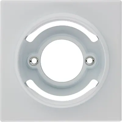 JUNG centraalplaat voor lichtsignalen LS990 lichtgrijs (LS 937 LG)