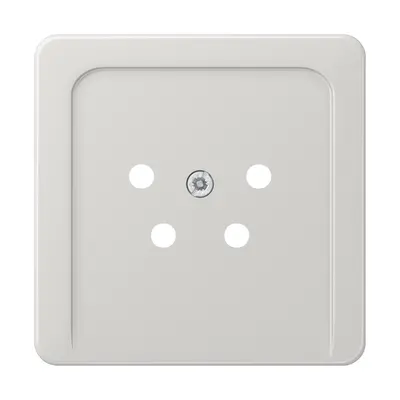 JUNG centraalplaat telefoon 4-polig CD500 lichtgrijs (CD 561 TF LG)