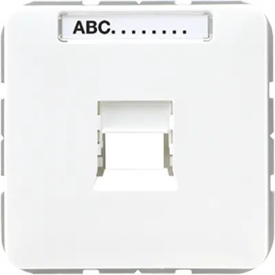 JUNG Centraalplaat Modular-Jack Wit (CD 569-15 WE WW)