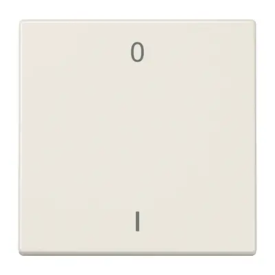 JUNG EnOcean draadloze wandzender 2-kanaals met symbolen 0-1 LS990 creme (ENO LS 990-01)