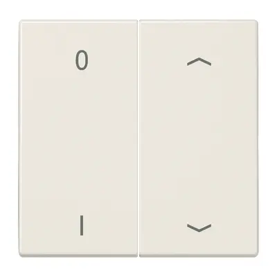 JUNG EnOcean draadloze wandzender 4-kanaals met 0-1 en pijlsymbolen LS990 creme (ENO LS 995 P01)