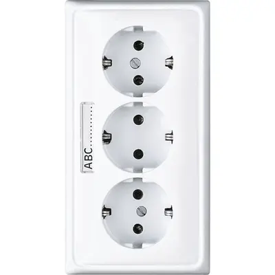 JUNG Wcd 3v Randaarde Inbouw (CD 523 NA WW)