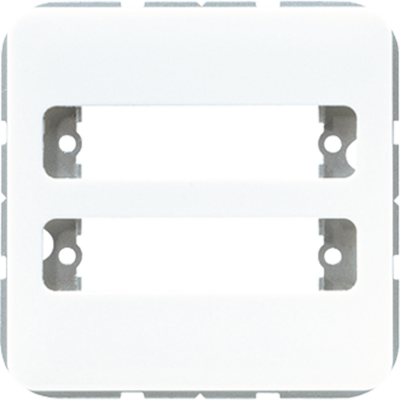 JUNG Centraalplaat D-subminiatuur W (CD 594-2 WW)