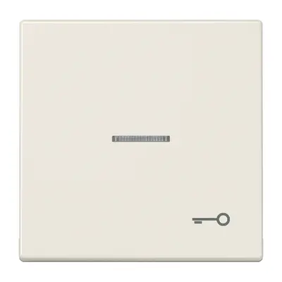 JUNG schakelwip met sleutelsymbool en controlevenster LS990 creme (LS 990 KO5 T)