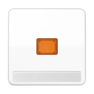 JUNG schakelwip met groot controlevenster en tekstvenster CD500 alpine wit (CD 590 NAKO WW)