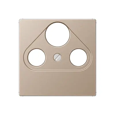 JUNG centraalplaat coax/sat A-range champagne (A 561 PLSAT CH)