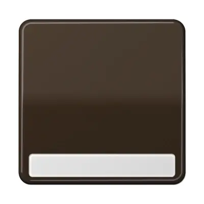 JUNG schakelwip met tekstvenster CD500 bruin (CD 590 NA BR)
