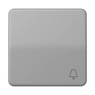 JUNG schakelwip met belsymbool CD500 grijs (CD 590 K GR)