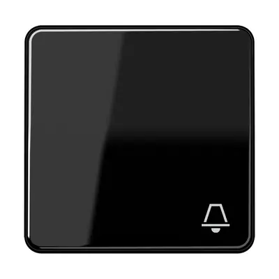 JUNG schakelwip met belsymbool CD500 zwart (CD 590 K SW)