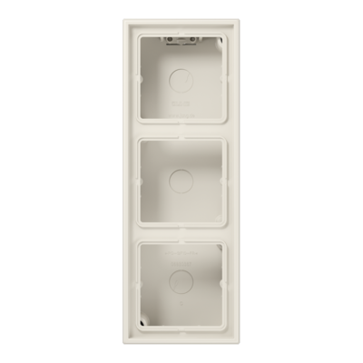 JUNG opbouwbak 3-voudig LS990 creme (LS 583 A W)