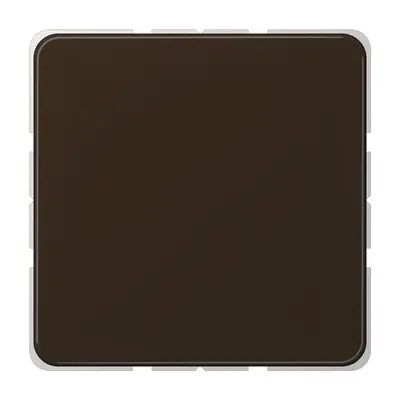 JUNG centraalplaat blinddeksel incl. draagframe CD500 bruin (CD 594-0 BR)