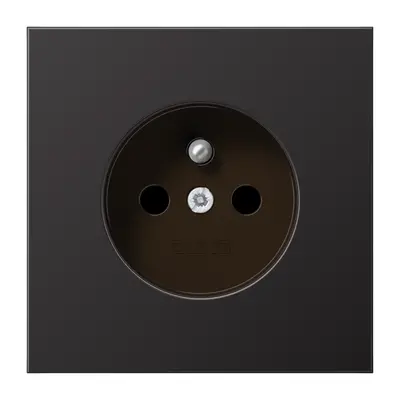 JUNG wandcontactdoos penaarde Safety+ LS990 dark gelakt aluminium (AL 1520 FKI D)