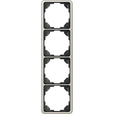 JUNG afdekraam 4-voudig CD500 platina (CD 584 PT)