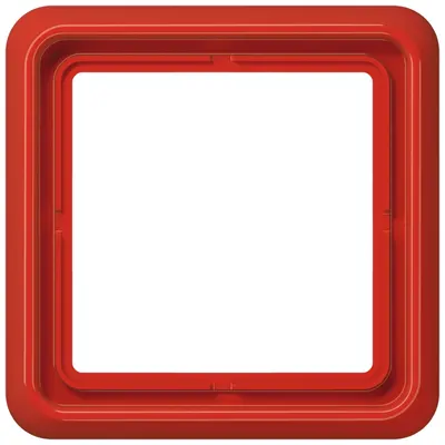 JUNG afdekraam 1-voudig CD500 rood (CD 581 WU RT)