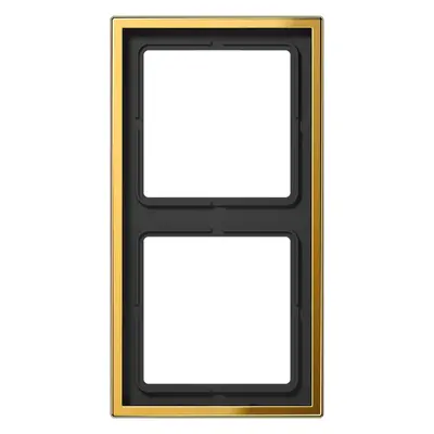 JUNG afdekraam 2-voudig LS990 goudkleurig (GO 2982)