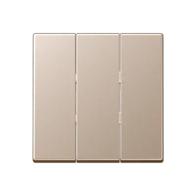 JUNG schakelwip 3-voudig A-range champagne (A 593 BF CH)