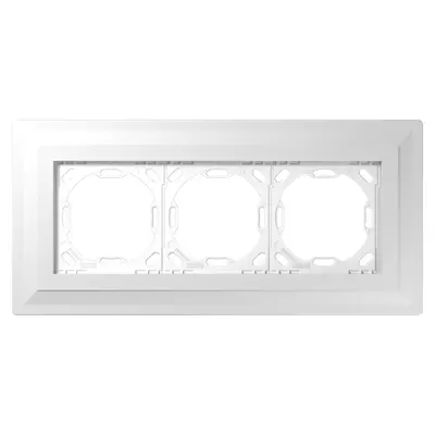 JUNG montageadapter 3-voudig LS ZERO voor 3mm opbouwhoogte (PA 983 G 125-3)