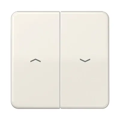 JUNG wip 2-voudig met pijlsymbolen tbv jaloezieschakelaar CD500 creme (CD 595 P)