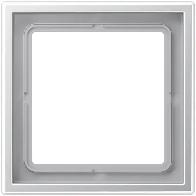 JUNG afdekraam 1-voudig LS ZERO thermoplast aluminium (LSZ AL 981 BF)