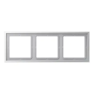 JUNG afdekraam 3-voudig LS ZERO thermoplast aluminium (LSZ AL 983 BF)