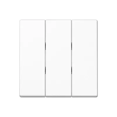 JUNG schakelwip 3-voudig A-range alpine wit (A 593 BF WW)