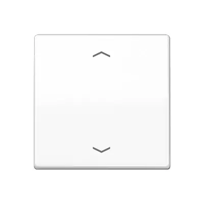 JUNG knop met pijlsymbolen tbv elektronische jaloezieactor AS 500 alpine wit (AS 1700 P WW)