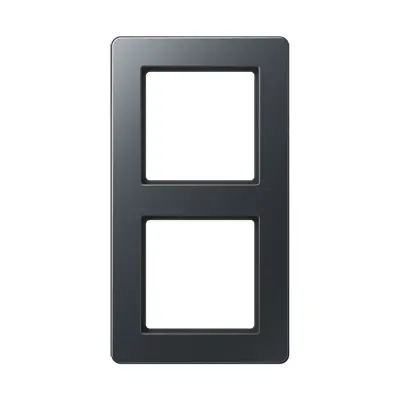 JUNG afdekraam 2-voudig A Flow antraciet mat (AF 582 BF ANM)