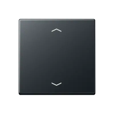 JUNG knop met pijlsymbolen tbv elektronische jaloezieactor A-range antraciet mat (A 1700 BFP ANM)