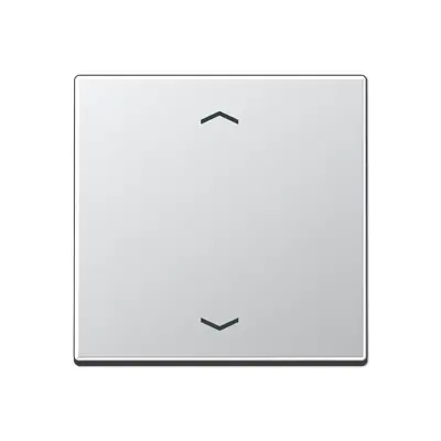 JUNG knop met pijlsymbolen tbv elektronische jaloezieactor A-range aluminium (A 1700 P AL)