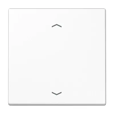 JUNG jaloezieknop tbv elektronische jaloezieactor LS990 alpine wit (LS 1700 P WW)