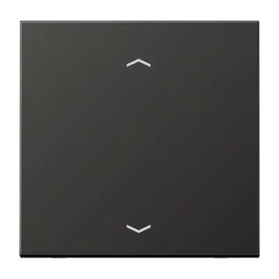 JUNG jaloezieknop tbv elektronische jaloezieactor LS990 antraciet gelakt aluminium (AL 1700 P AN)