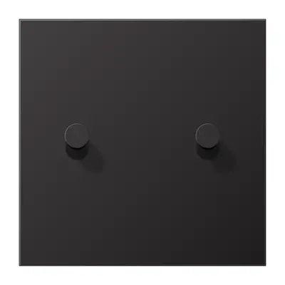 JUNG schakelwip 2-voudig kegel LS1912 dark gelakt aluminium (AL 12-5 D K 01)