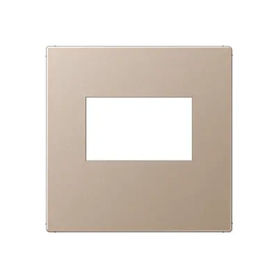 JUNG centraalplaat USB-lader met klikbevestiging A-range champagne (A 1569 USB CH)