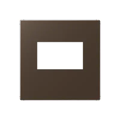 JUNG centraalplaat USB-lader met klikbevestiging A-range mokka (A 1569 USB MO)