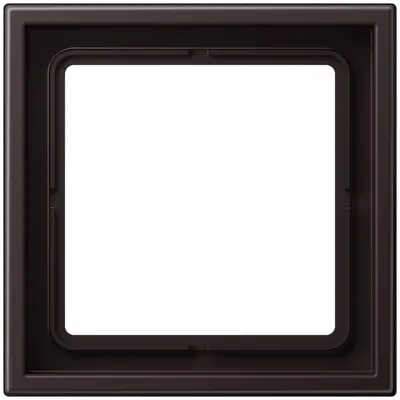 JUNG afdekraam afdekraam 1-voudig LS ZERO thermoplast dark gelakt (LSZ AL 981 BF D)