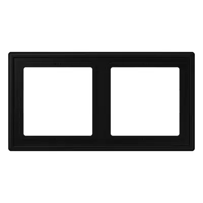 JUNG afdekraam 2-voudig LS ZERO thermoplast grafietzwart mat (LSZ 982 BF SWM)