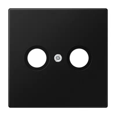 JUNG centraalplaat antenne-coax LS990 grafietzwart mat (LS 990 TV SWM)