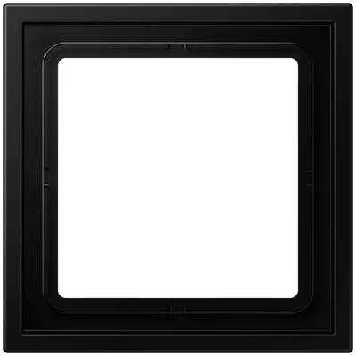 JUNG afdekraam 1-voudig LS ZERO thermoplast grafietzwart mat (LSZ 981 BF SWM)