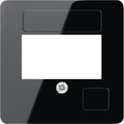 JUNG afdekking 50x50 zw o a usb (169 T SW)
