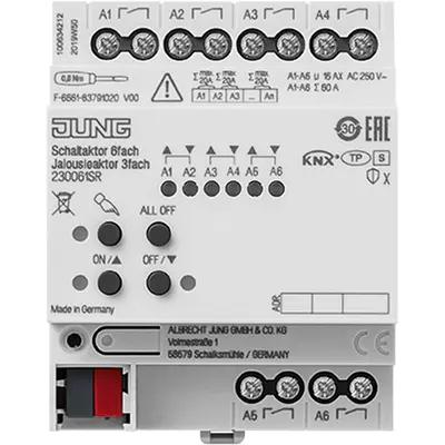 JUNG knx univ schakelact 16a 6/3-v (23006 1S R)
