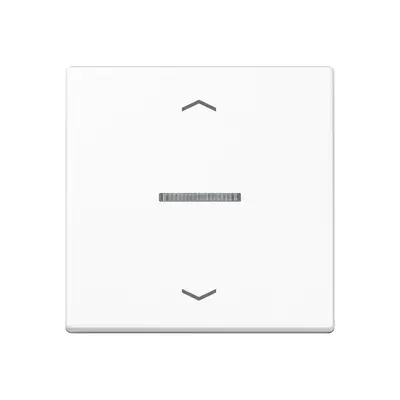 JUNG schakelwip met controlevenster en pijlsymbolen voor HOME draadloze schakelaar A-range alpine wit (A 101 KO5P BF WW)